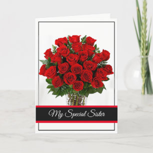 Birthday Card-My Special Sister Card