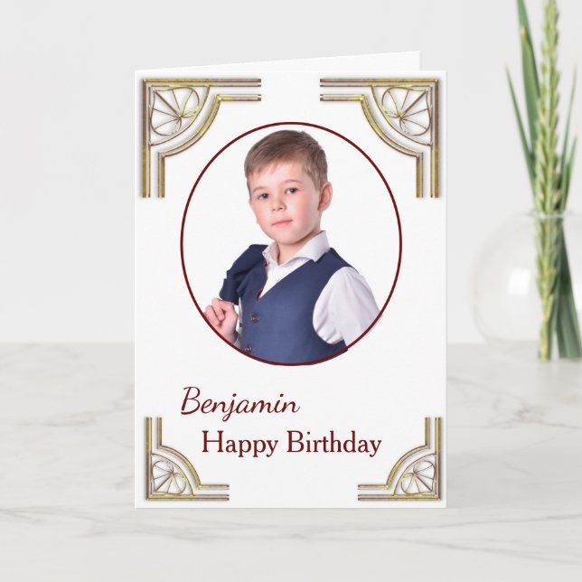Birthday Card Photo Custom (Front)