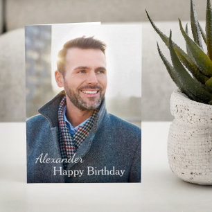 Birthday Card Photo Custom