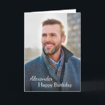 Birthday Card Photo Custom<br><div class="desc">Birthday Card Photo Custom is a card that you can recreate for yourself. Leave or Replace the Photograph with yours on the cover and replace the words on the cover and inside with yours. Enjoy.</div>