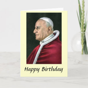 Birthday Card - Pope John XXIII