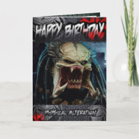 Birthday card predator