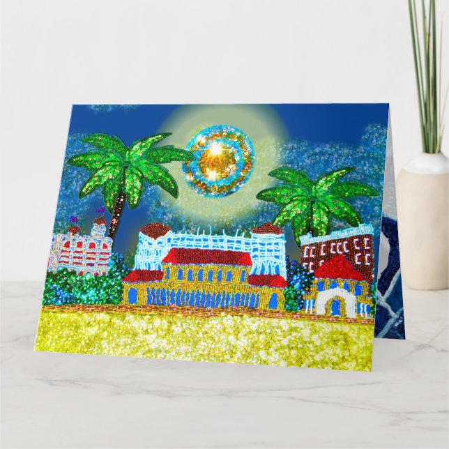 Birthday Card | Sequin Beach, Sydney Australia (Front)