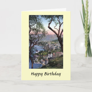 Birthday Card - Sorrento, Italy