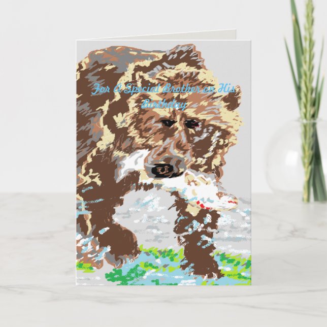 Birthday Card /Special Brother (Front)