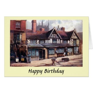 Birthday Card - Stafford, England