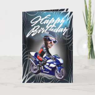 Birthday card superbike