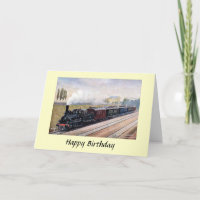 Birthday Card - The Orient Express