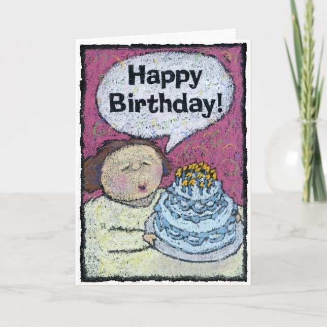 Birthday card, to share card (Front)