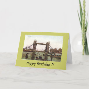 Birthday Card - Tower Bridge, London