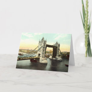 Birthday Card, Tower Bridge, London Card