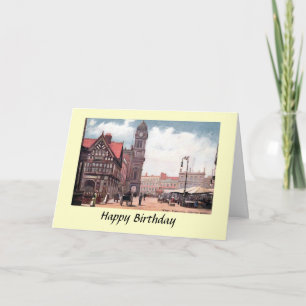 Birthday Card - Town Hall, Derby
