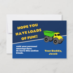 Birthday Card - Truck