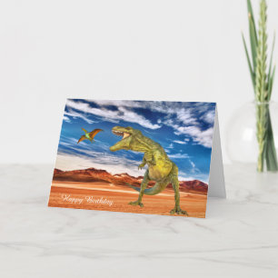 Birthday Card Tyrannosaurus