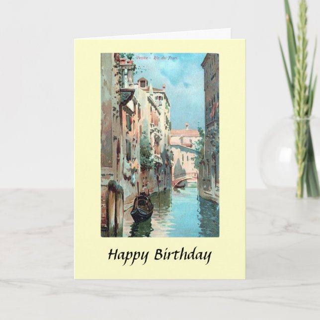 Birthday Card - Venice, Italy (Front)