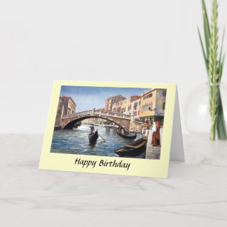 Birthday Card - Venice, Italy