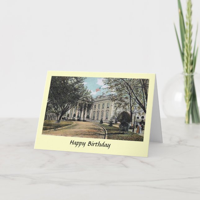Birthday Card - White House, Washington, DC (Front)