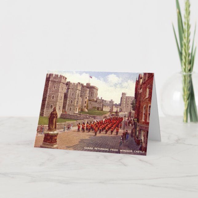 Birthday Card, Windsor Castle Card (Front)