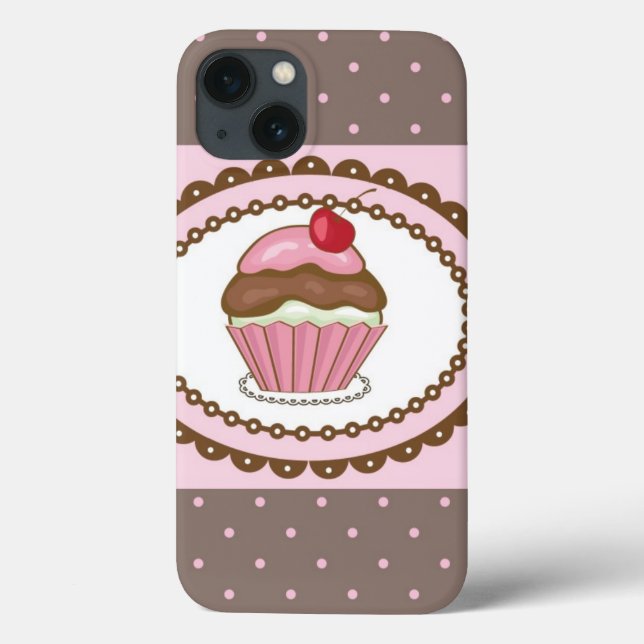 Birthday card with cupcake Case-Mate iPhone case (Back)
