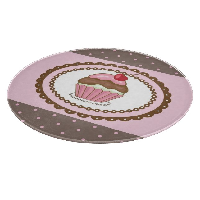 Birthday card with cupcake cutting board (Corner)