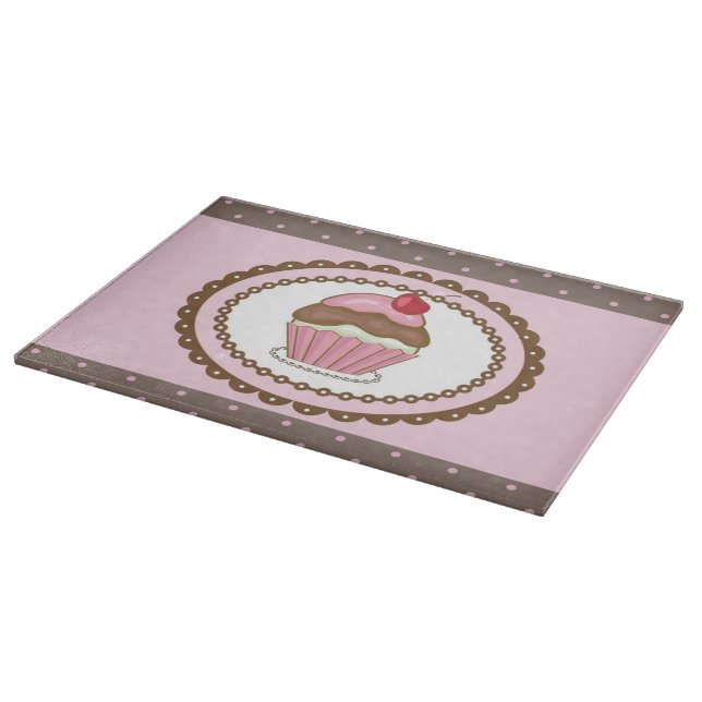 Birthday card with cupcake cutting board (Corner)