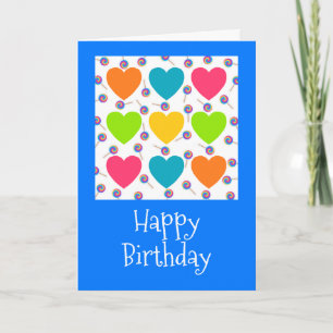 Birthday Card with Hearts by Jo Images