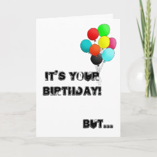 birthday card with honey badger