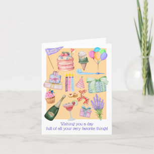 Birthday Card - Your Favourite Things