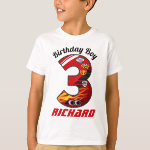 Birthday cars 3, Racing Birthday Third T-Shirt