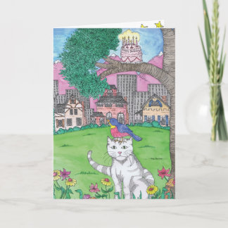 BIRTHDAY - Cat Card