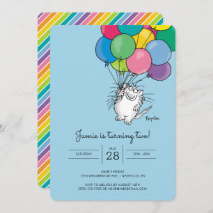 BIRTHDAY CATS by Sandra Boynton Invitation