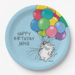 BIRTHDAY CATS by Sandra Boynton Paper Plate