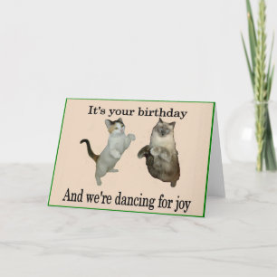Birthday Cats Card