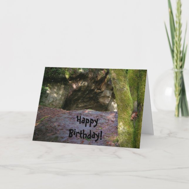 Birthday Caveman Card (Front)