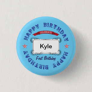Birthday Celebration 3 Cm Round Badge