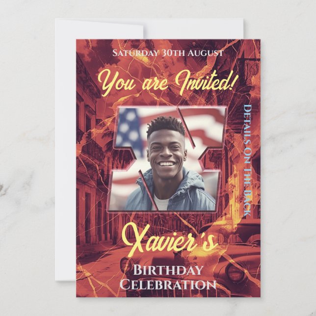 Birthday Celebration Invitation (Front)