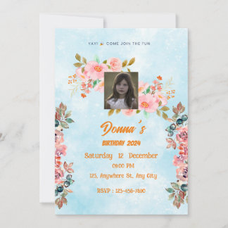 birthday celebration invitation