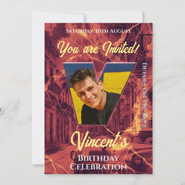 Birthday Celebration Invitation (Front)