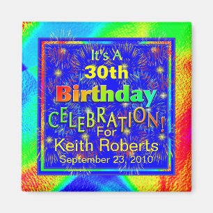 Birthday Celebration Magnets