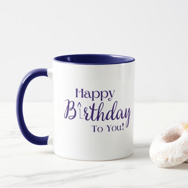 Birthday Celebration Mug (With Donut)