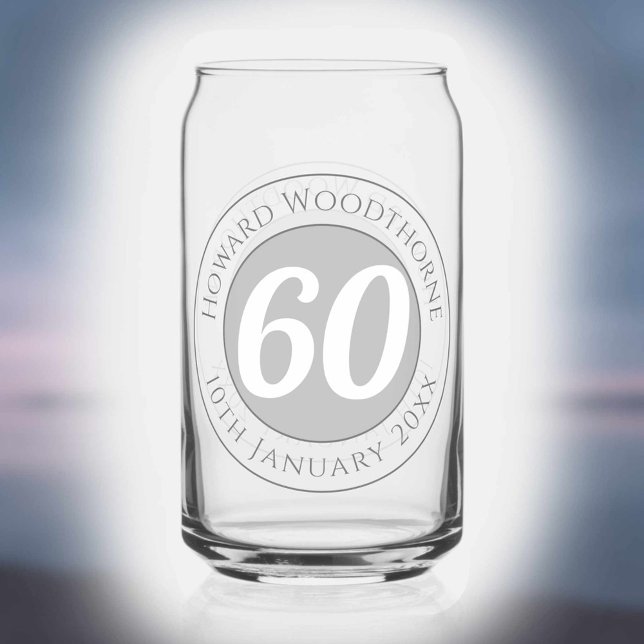 Birthday Celebration with Name, Age, & Birthday Can Glass (Creator Uploaded)