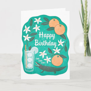 Birthday Cha Cha Letterpress Card