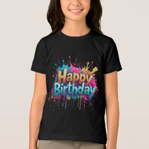 Birthday Cheer – Colourful Happy Birthday T-Shirts