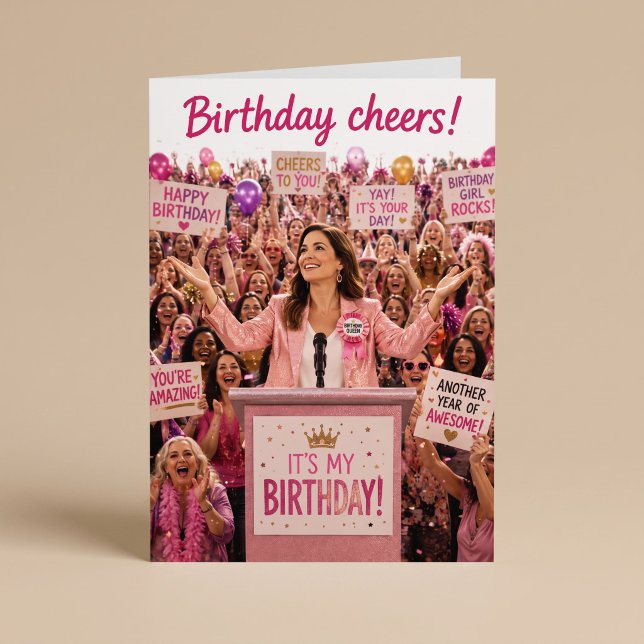 Birthday Cheers Funny Birthday Card (Creator Uploaded)