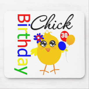 Birthday Chick 30 Years Old Mouse Mat