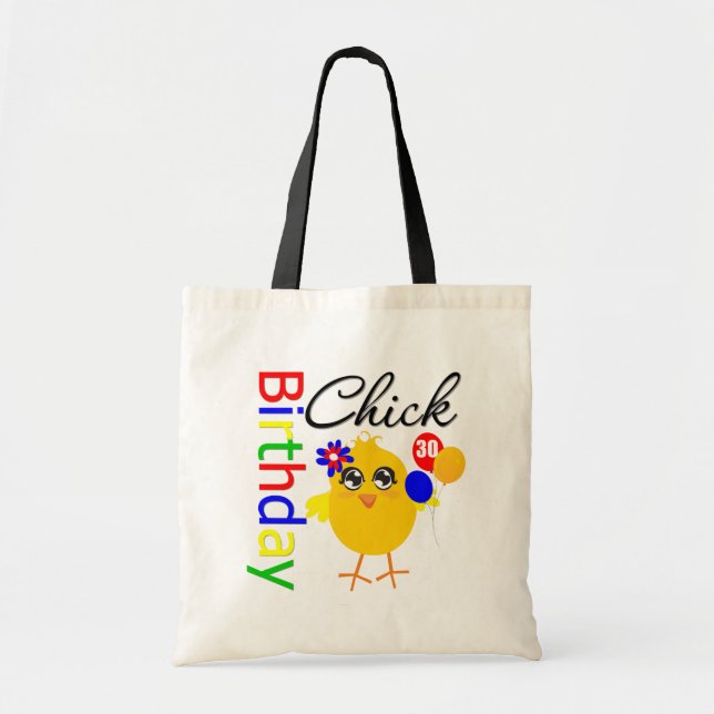 Birthday Chick 30 Years Old Tote Bag (Front)