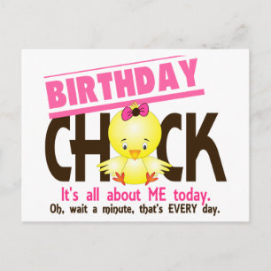 Birthday Chick 3 Postcard