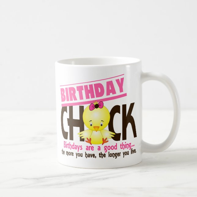 Birthday Chick 4 Coffee Mug (Right)