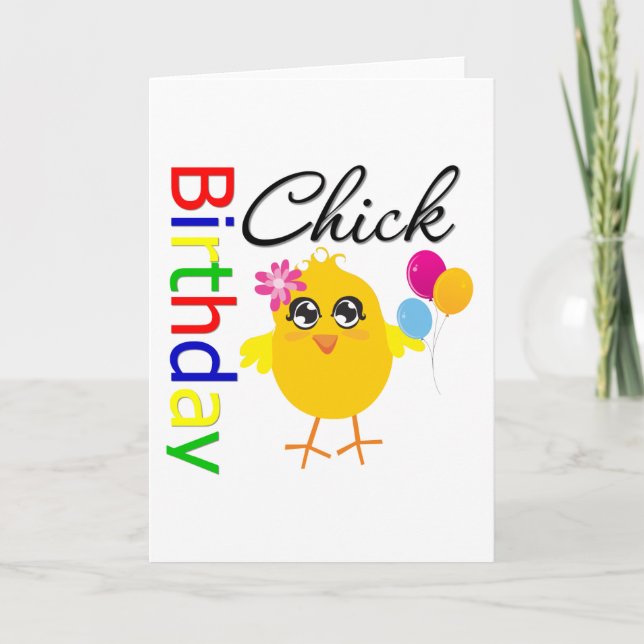 Birthday Chick Card (Front)