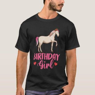 Birthday Child Horse Sport Party Family T-Shirt